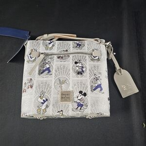Disney Parks 2022 100th Anniversary Platinum Crossbody Bag Dooney Bourke Purse